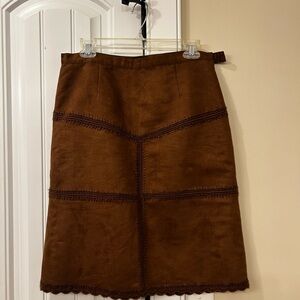 Vintage Leather Skirt